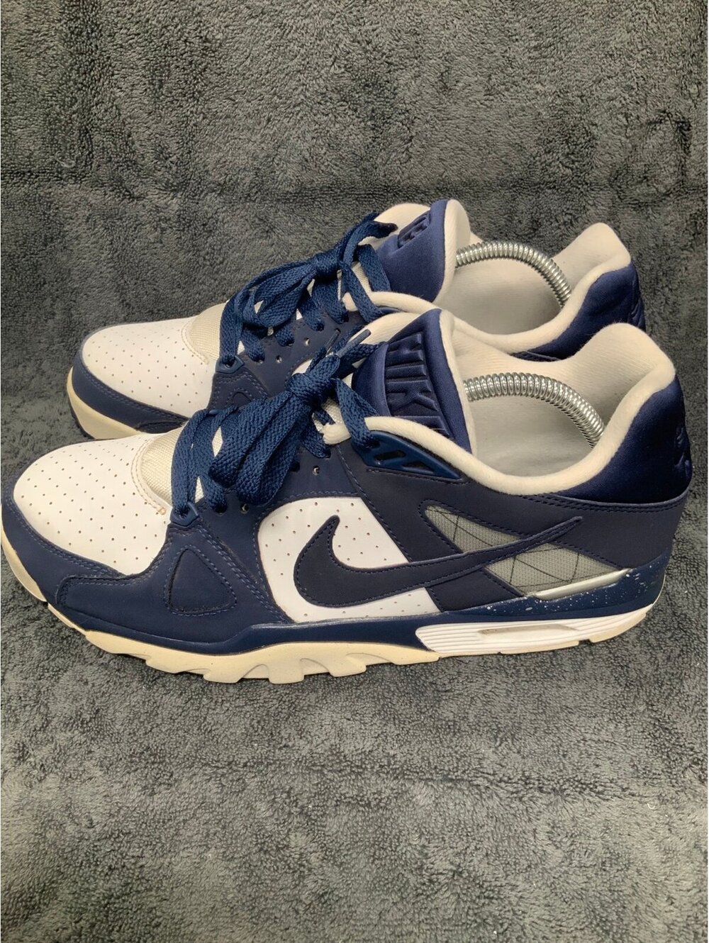 Nike Air Trainer Classic White Midnight Navy 488059-102 Men’s Size 10